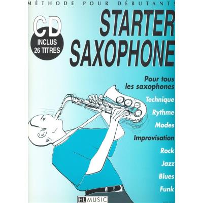 Méthodes et pédagogie LEMOINE TRUET FREDERIC - STARTER SAXOPHONE + CD Saxophone