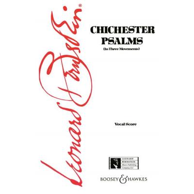Partitions classique BOOSEY & HAWKES BERNSTEIN LEONARD - CHICHESTER PSALMS Choeur et ensemble vocal