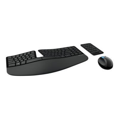 Microsoft Sculpt Ergonomic Desktop - toetsenbord, muis en numeriek toetsenbord set - Noord-Europees