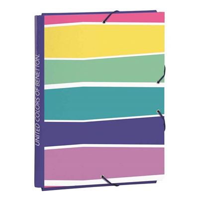 Safta sf-511735 – 068 – Classeur Folio 3 rabats de Benetton, conception Benetton