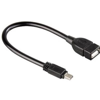 Hama adapteur usb mini b-a socket 10cm