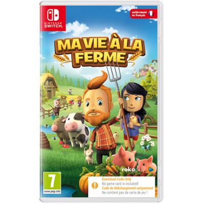 Ma vie à la ferme Code in a box Nintendo Switch