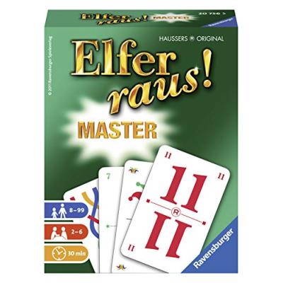 Ravensburger jeux 20756 - elfer raus master jeu de cartes