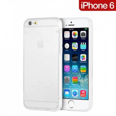 Coque plexiglass contour et griffes coloris blanc pour iPhone 6