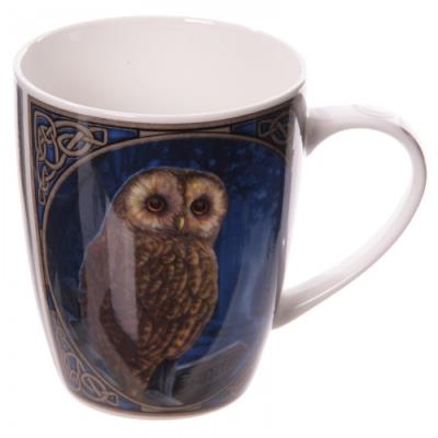 Mug porcelaine Chouette Le Chemin de la Sorcière Lisa Parker