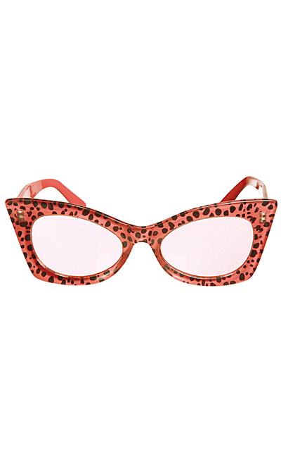 Lunettes Léopard Rose et Noir