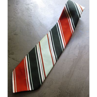 retro cravate ancienne rockabilly verte blanc rouge old