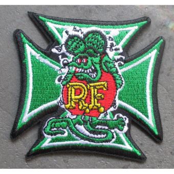 Croix de Malte patch patche écusson thermocollant biker