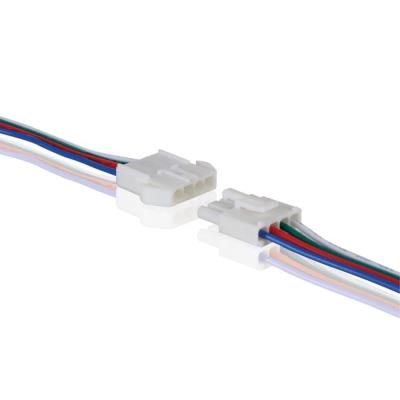 Connecteur pour flexible led rvb avec câble (mâle-femelle) velleman lcon13