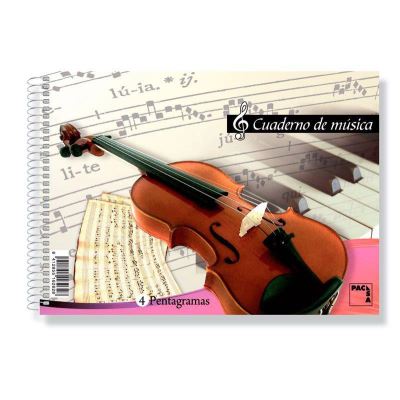 Vloc Musique 8 portées 1/4 - 20F
