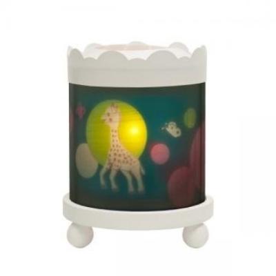 sophie the giraffe trousselier merry go round lantern (white)