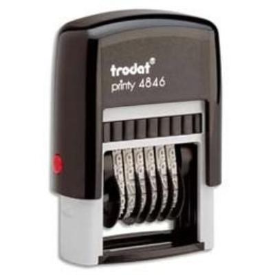 Trodat timbre numéroteur à encrage automatique printy 4mm printy 4846