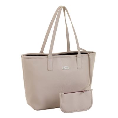 Moos Luxe Beige Sac + portefeuille 55x30x18