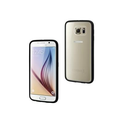 Muvit Crystal Bump - Achterzijde behuizing voor mobiele telefoon - zwart - voor Samsung Galaxy S7 edge