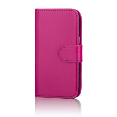 Étui Samsung Galaxy J3 (2016) -Book Wallet- par 32nd® cuir PU - Rose Vif