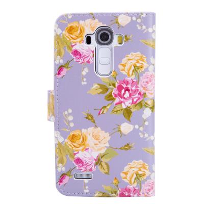 Étui LG G4 -FloralBook- par 32nd® - Rose Retro Gris