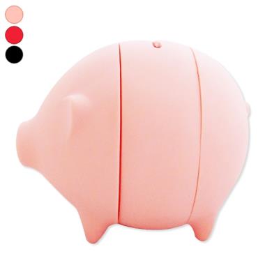 Tirelire cochon à ouverture facile cochon à trancher rouge