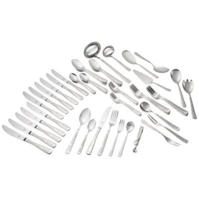ggs solingen 813201217 julia ménagère finition sablée mat coffret en cuir 72 pièces