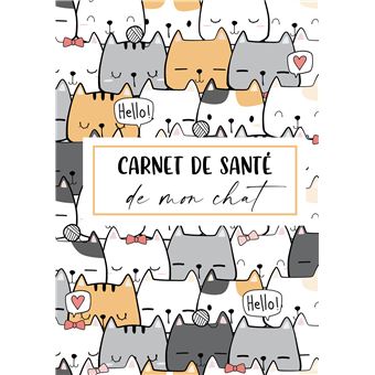 Journal De Suivi Et Carnet De Sante Pour Chat Chaton 1 Pages Format A5 15 2 X 22 8cm Overbooker Relie Overbooker Achat Livre Fnac