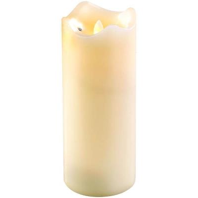 Bougie en cire à LED avec flamme vacillante – 23 CM