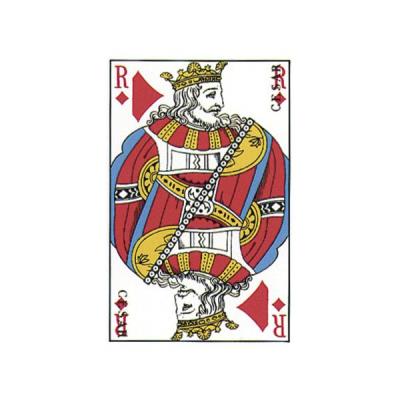Ducale 54 cartes en boite plastique cristal - Dos