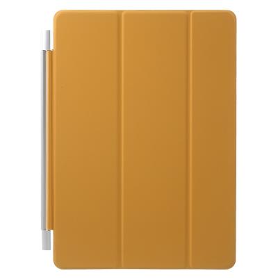 Etui en PU pour iPad Air 2 One trois plis Wake Sleep - Orange