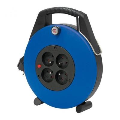 Enrouleur m&eacute;nager 4 prises (10m) Confort-Line CL-X 1102731 bleu