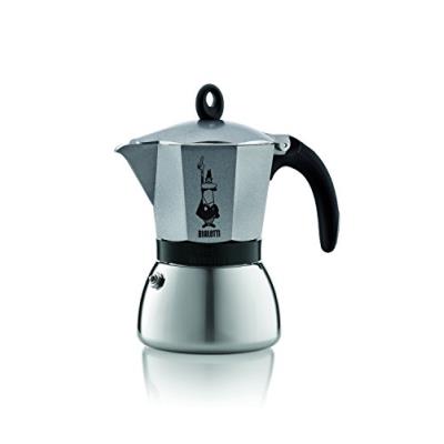 Bialetti - Cafetiere Moka Induction 6 Tasses Anthracite