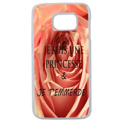 Etui Housse Coque Originale Humour Princesse Je T emmerde Samsung Galaxy S7