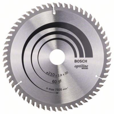 Bosch Lame De Scie Circulaire 210X30, 60 Dents