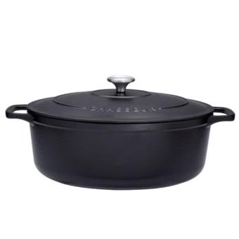 SITRAM Cocotte TRADIFONTE - 712573 - 5L Fonte émaillée ronde blanc