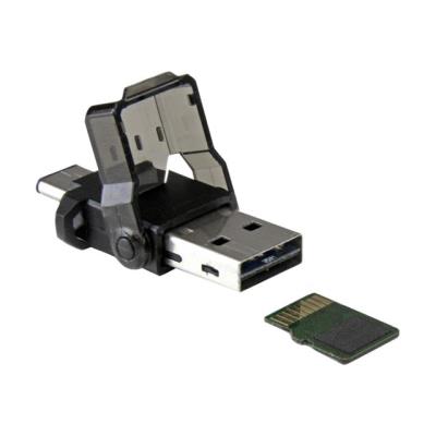 StarTech.com microSD naar USB 3.0 kaartlezer adapter - card reader voor USB-C en USB-A computers - kaartlezer - USB 3.0