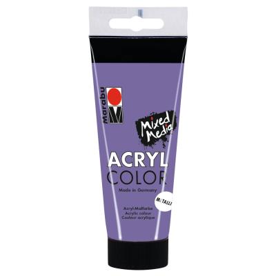 Marabu - Tube AcryColor Couleur Violet Métallique - 100ml