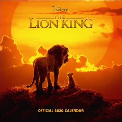 The Lion King Calendrier 2020 Carré 30 X 30 Cm