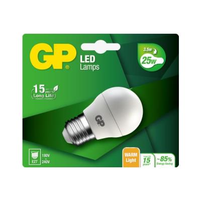 Ampoules à économie d'énergie GP LED MGLOBE E27 3.5W - 25W