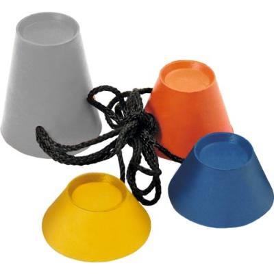 Longridge pack de 4 tees caoutchouc jumbo golf rouge orange bleu jaune