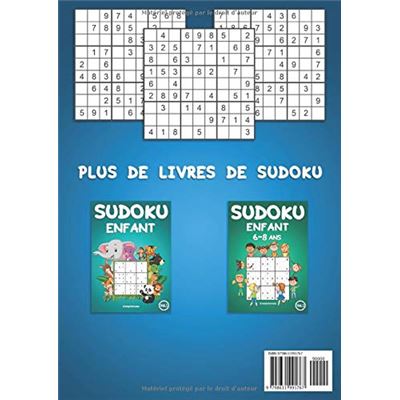 Sudoku Enfant 6-8 ans: 120 Puzzles Sudokus pour enfants de 6 à 8 ans - avec  solutions à la fin (Paperback) 