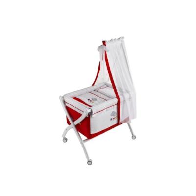 NAF-NAF - 31217 - MINI-BERCEAU OVALE + TEXTILE ET CIEL DE LIT HIPO