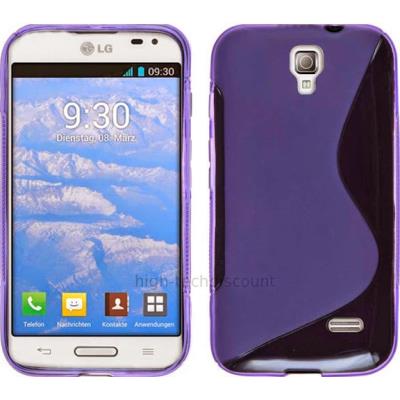 Housse etui coque pochette silicone gel pour LG F70 + film ecran - MAUVE