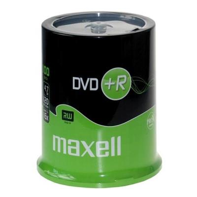 MAXELL DVD+R 4.7Go 16x par 100 en Cakebox