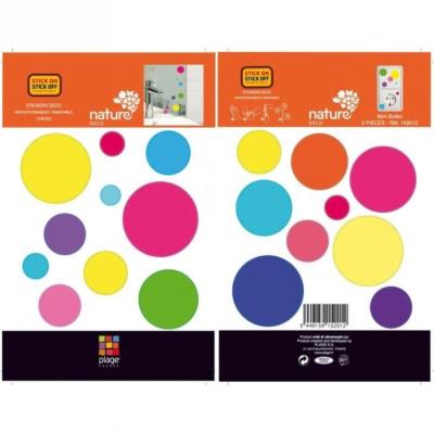 Bulles Color Stickers Muraux 2Pl 11X10.5 Fdri Deab