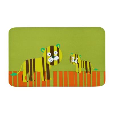 LÄSSIG - LDISHBB189 - 4KIDS PLANCHETTE EN BOIS/BREAKFAST BOARD MÉLAMINE FAUNE - TIGRE
