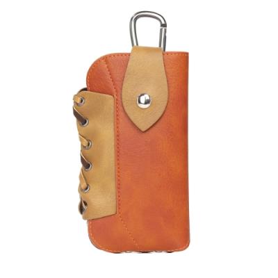 iPhone 6 Plus & 6s Plus Coque housse Cuir PU Café Bi-Color Pochette