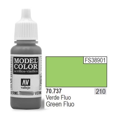 Vallejo model color - fluorescent green - val737 vall-70737