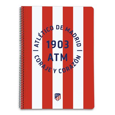 Cahier A4 á Couverture Rigide Athléte De Madrid
