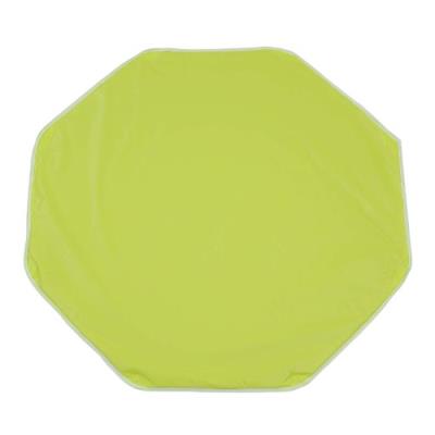 Looping tapis de parc octogonal en pvc avec œillets de fixation - dimension : 108 x 108 cm kiwi
