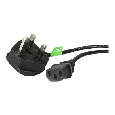 StarTech.com Standard UK Computer Power Cord - voedingskabel - 1.8 m