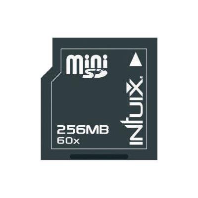 Intuix 60x - carte mémoire flash - 256 Mo - miniSD