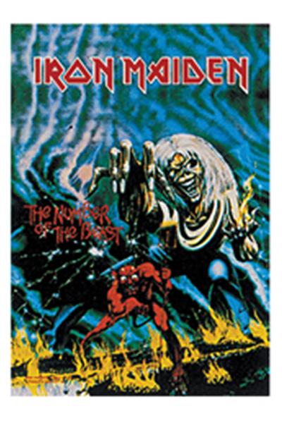 Iron Maiden poster tissu The Number Of The Beast LP 75 x 110 cm
