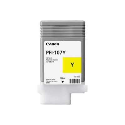 Canon PFI-107 Y - geel - origineel - inkttank